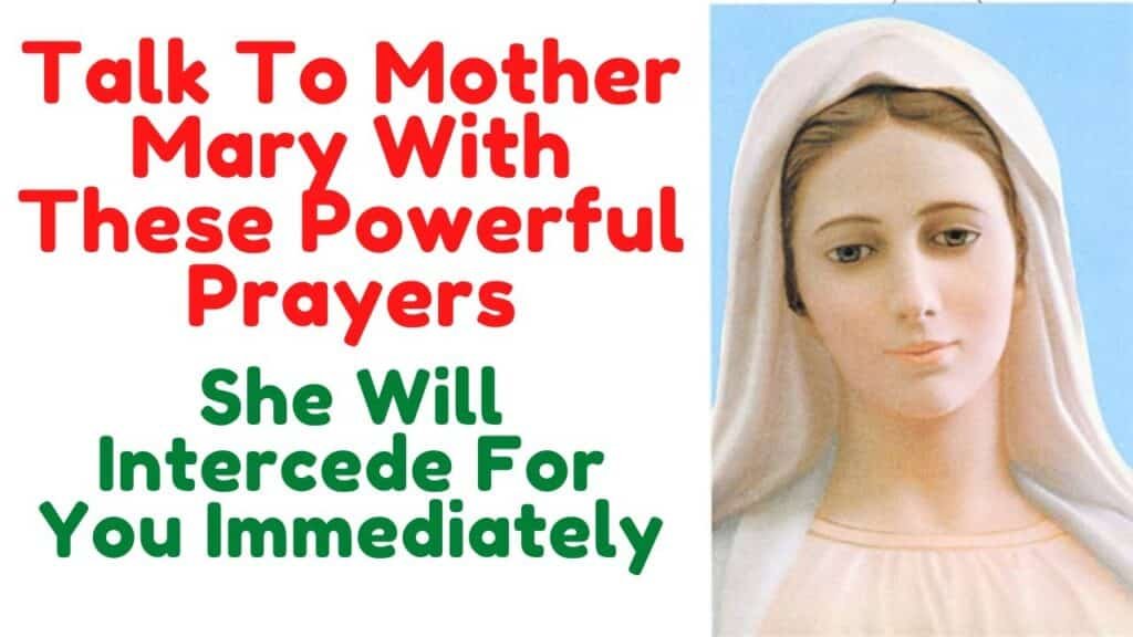 Catholic prayers to Mary