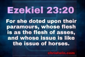 Ezekiel 23 20 
