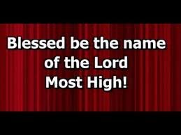 Blessed be the name of the lord lyrics