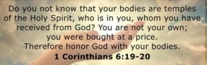 1 Corinthians 6:19-20