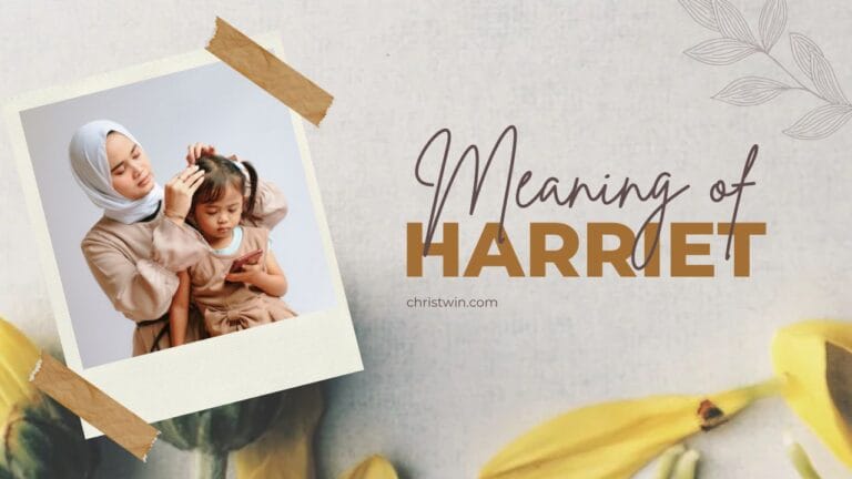What Does Harriet Mean in the Bible? A Study of its Hebrew Origins What Does Harriet Mean in the Bible? A Study of its Hebrew Origins