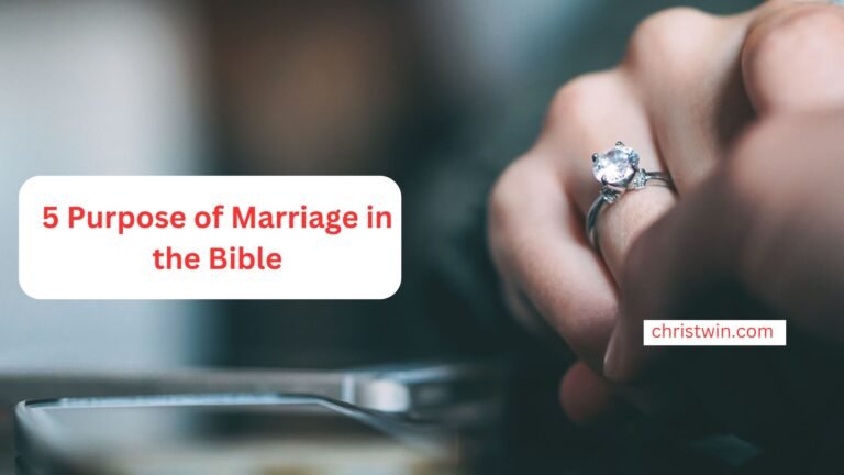 5 Purposes of Marriage in the Bible: Understanding God’s Design for Love and Partnership 5 Purpose of Marriage in the Bible
