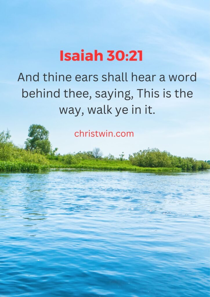 Isaiah 30:21
