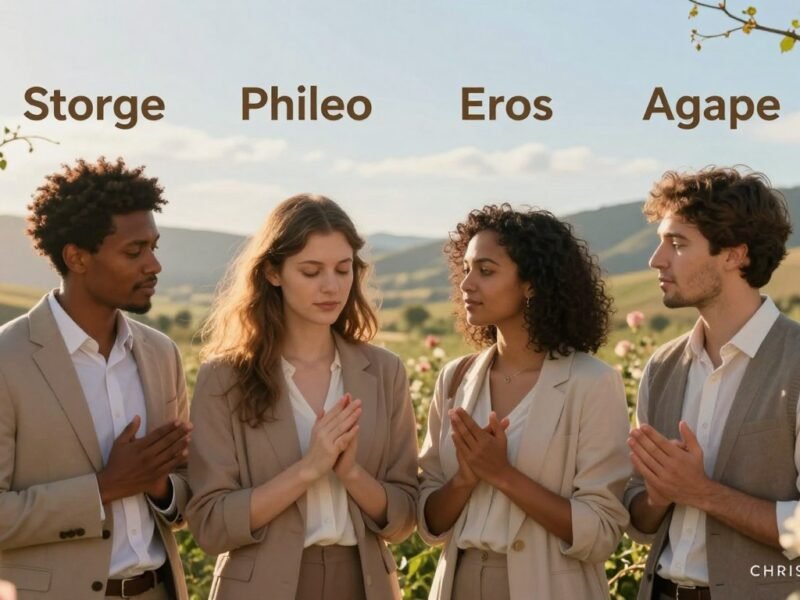 4 Types of Love in the Bible And Lessons on Divine Affection