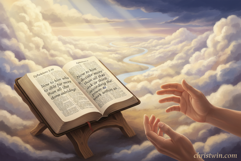 Ephesians 3:20 analysis Ephesians 3:20 analysis