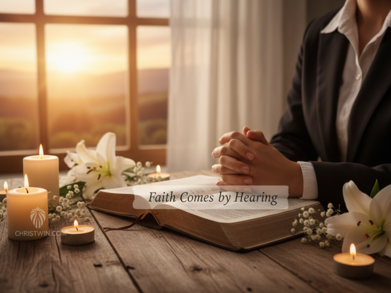 Faith comes by hearing