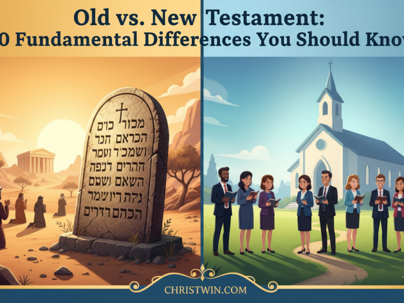 Fundamental Differences Between the Old and New Testament