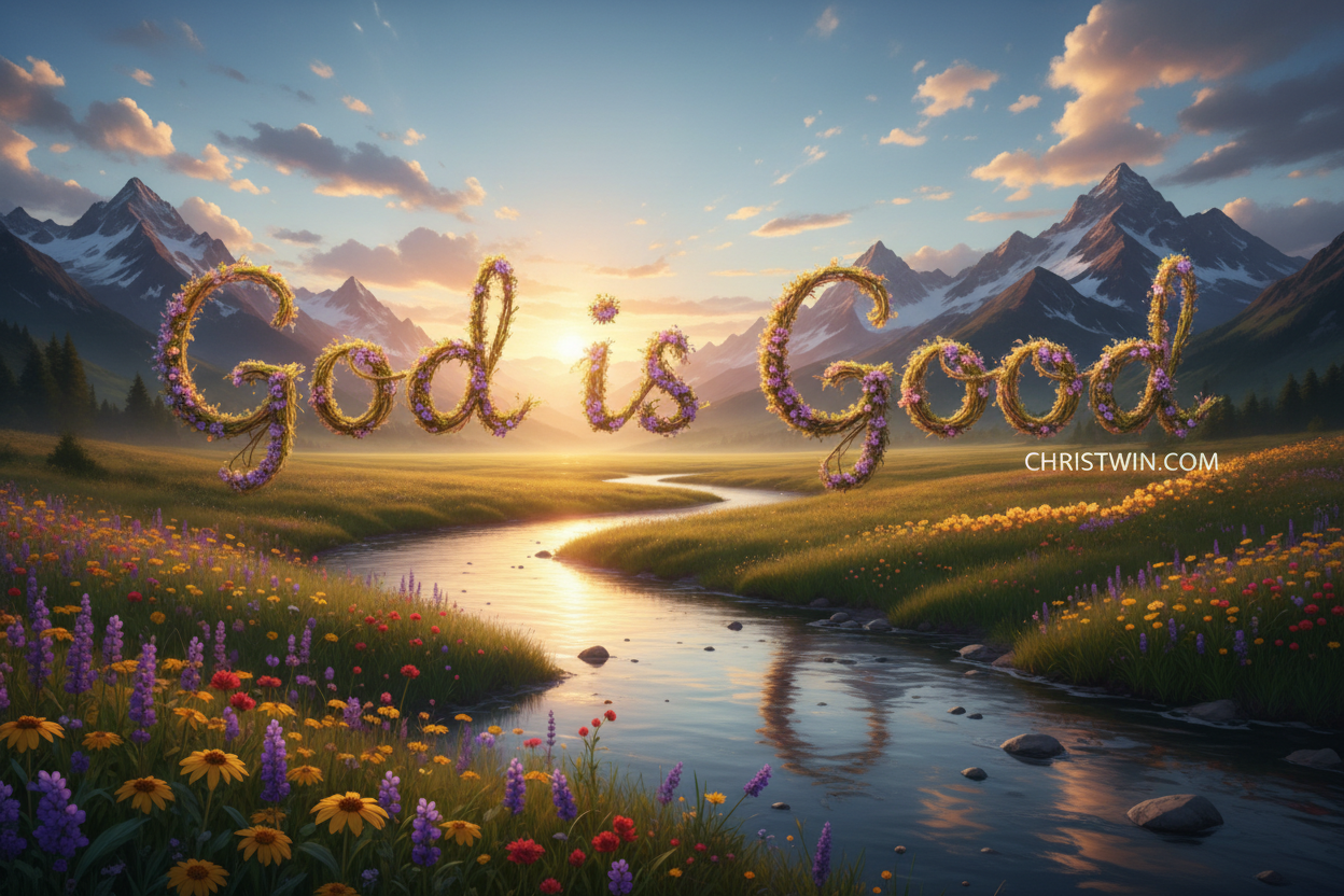 God is good all the time Meaning and scriptures