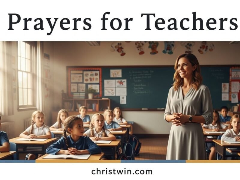 Prayers For Teachers
