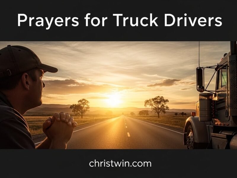 Prayers for Truck Drivers