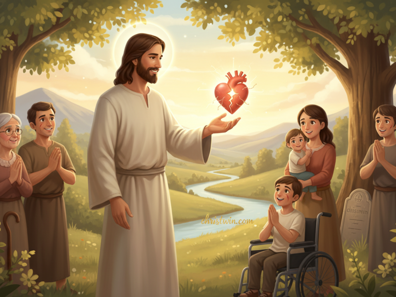 Jesus Restores Broken Hearts Meaning and Explanation