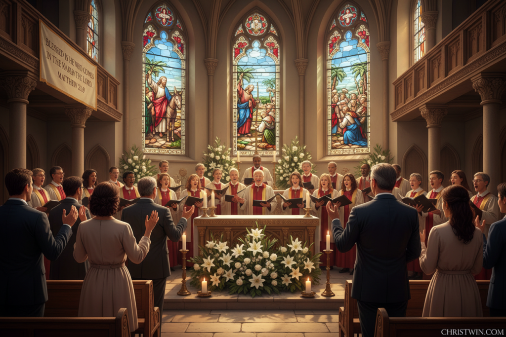 Liturgical Uses of Matthew 21:9