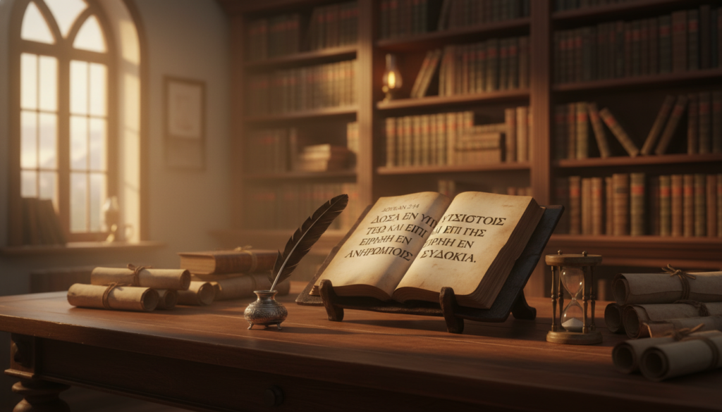 Luke 2:14 Greek Text Analysis