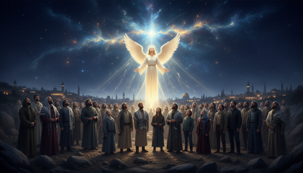 Luke 2:14 messianic expectations