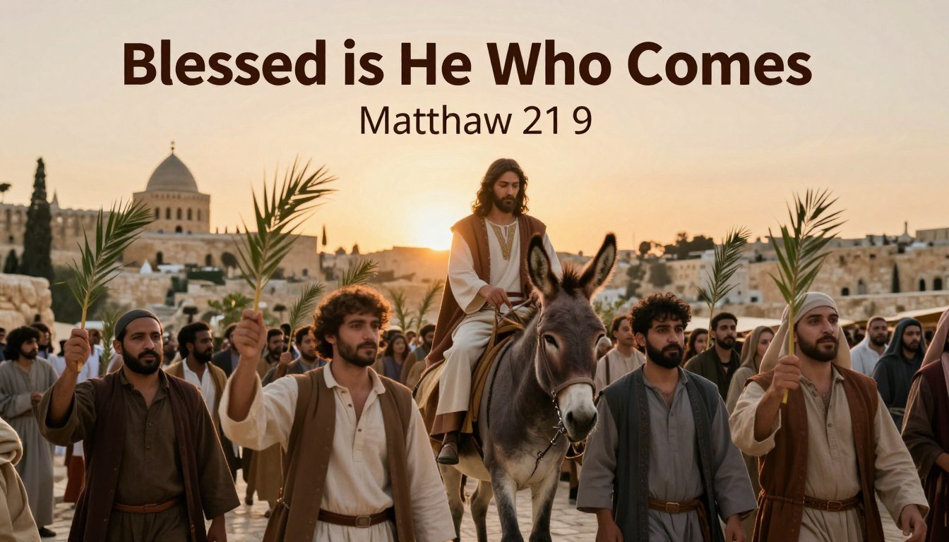 Understanding the Meaning of “Blessed is He Who Comes” in Matthew 21:9