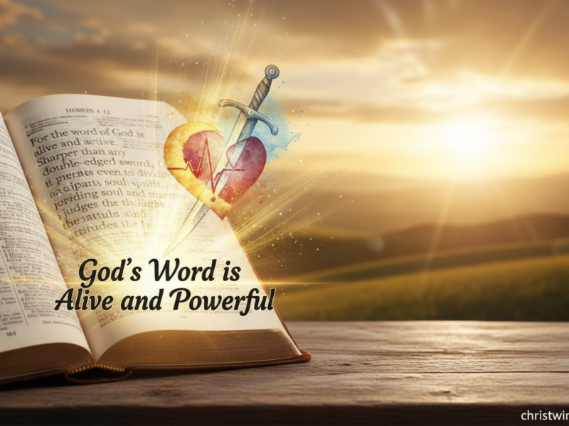 Meaning of The Word of God is Alive and Powerful - Hebrews 4:12
