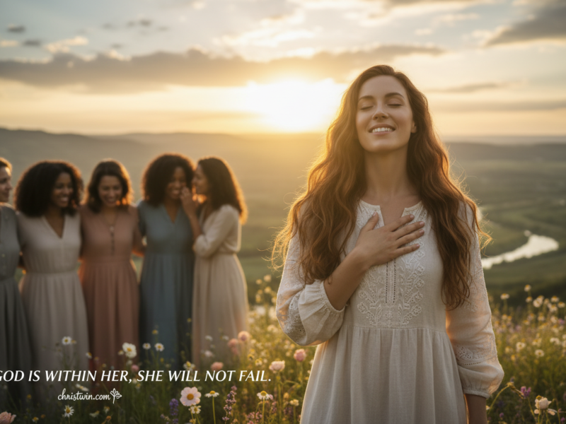 Psalm 46:5 - God is within her she will not fail kjv meaning