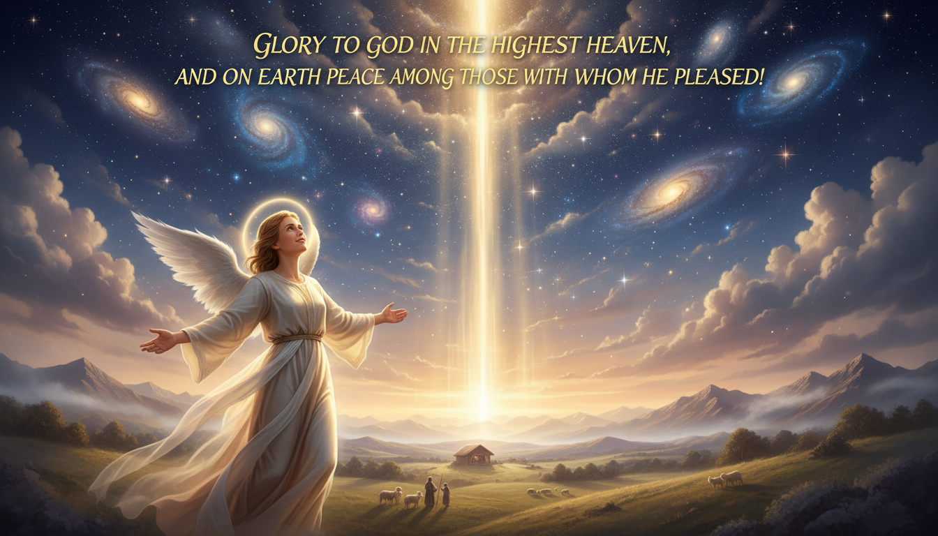 The Meaning of Luke 2:14 Glory to God in the Highest Heaven