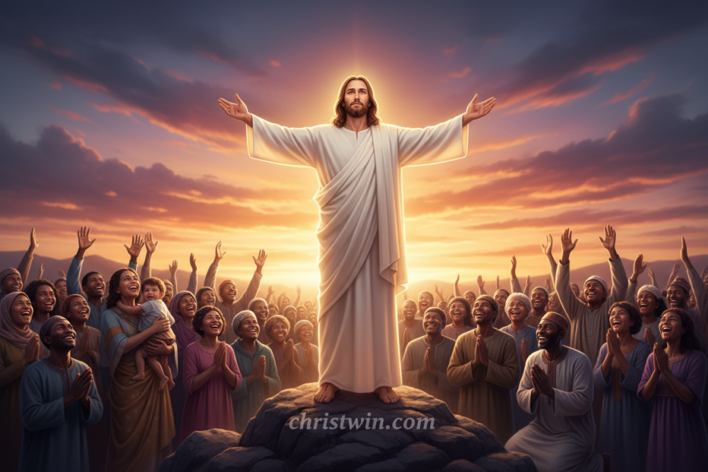 victory aspect of Jesus' statement