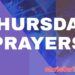 Thursday Prayer with bible verses