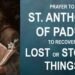 Saint Anthony Prayer For Lost Items